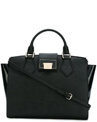 Черная кожаная большая сумка от Vivienne Westwood
