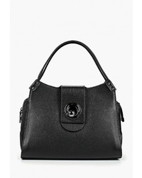 Черная кожаная большая сумка от Vostro