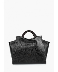 Черная кожаная большая сумка от Vostro