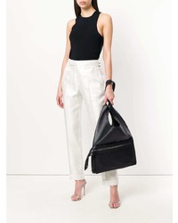 Черная кожаная большая сумка от Tom Ford