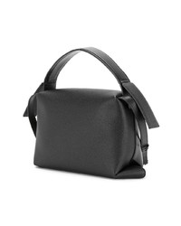 Черная кожаная большая сумка от Kenzo