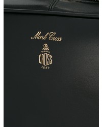 Черная кожаная большая сумка от MARK CROSS