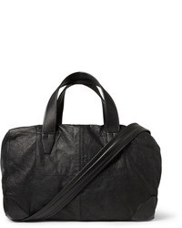 Мужская черная кожаная дорожная сумка от Alexander Wang