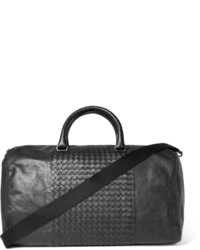 Мужская черная кожаная дорожная сумка от Bottega Veneta