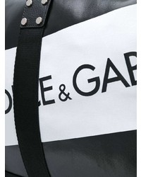 Мужская черная кожаная дорожная сумка от Dolce & Gabbana