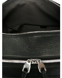 Мужская черная кожаная дорожная сумка от Smythson