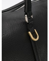 Мужская черная кожаная дорожная сумка от Rick Owens