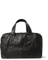 Мужская черная кожаная дорожная сумка от Alexander Wang