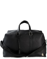 Мужская черная кожаная дорожная сумка от Golden Goose Deluxe Brand
