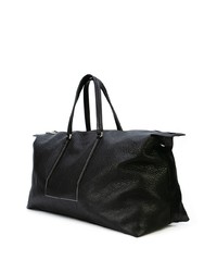 Мужская черная кожаная дорожная сумка от Rick Owens