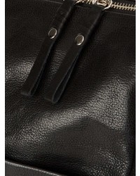 Мужская черная кожаная дорожная сумка от Cornelian Taurus By Daisuke Iwanaga