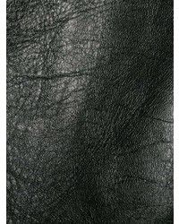 Мужская черная кожаная косуха от Saint Laurent