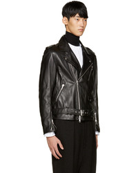 Мужская черная кожаная косуха от 3.1 Phillip Lim