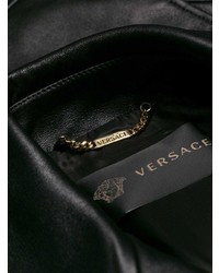 Мужская черная кожаная косуха от Versace