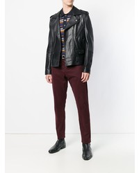 Мужская черная кожаная косуха от Desa 1972