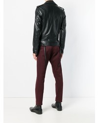 Мужская черная кожаная косуха от Desa 1972