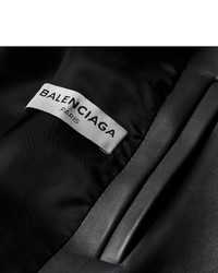 Мужская черная кожаная косуха от Balenciaga