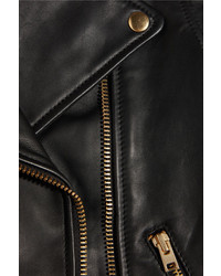 Женская черная кожаная косуха от J.Crew