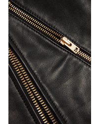 Женская черная кожаная косуха от J.Crew