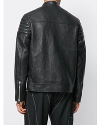 Мужская черная кожаная косуха от Blood Brother