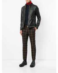 Мужская черная кожаная косуха от Loveless