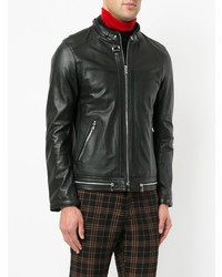 Мужская черная кожаная косуха от Loveless