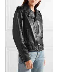 Женская черная кожаная косуха от RE/DONE