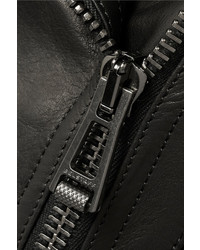 Женская черная кожаная косуха от Belstaff