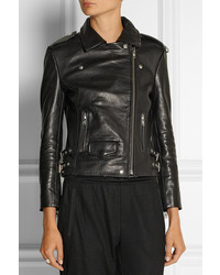 Женская черная кожаная косуха от OAK