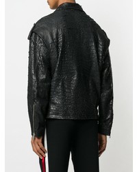 Мужская черная кожаная косуха от Represent