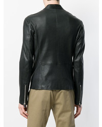 Мужская черная кожаная косуха от Desa 1972