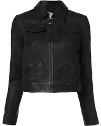 Женская черная кожаная куртка от A.L.C.