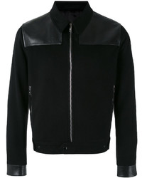 Мужская черная кожаная куртка от Alexander McQueen