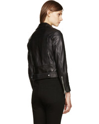Женская черная кожаная куртка от Acne Studios