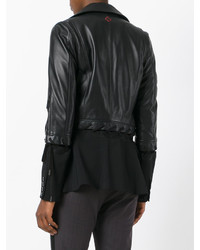 Женская черная кожаная куртка от A.F.Vandevorst