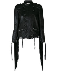 Женская черная кожаная куртка от Faith Connexion