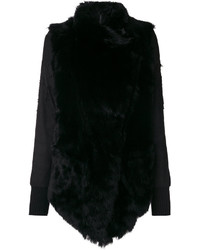 Женская черная кожаная куртка от Giorgio Brato