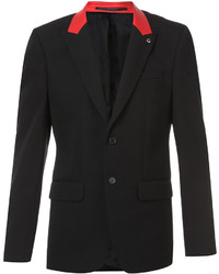Мужская черная кожаная куртка от Givenchy