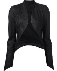 Женская черная кожаная куртка от Isabel Benenato