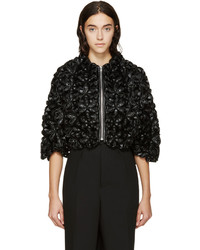 Женская черная кожаная куртка от Noir Kei Ninomiya