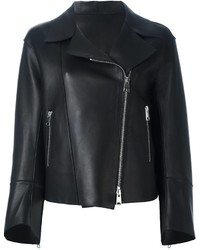 Женская черная кожаная куртка от Sylvie Schimmel