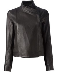 Женская черная кожаная куртка от The Row