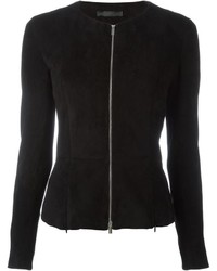 Женская черная кожаная куртка от The Row