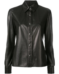 Женская черная кожаная куртка от Tom Ford