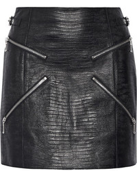 Черная кожаная мини-юбка от Alexander Wang