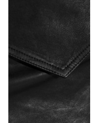 Черная кожаная мини-юбка от Isabel Marant