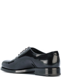 Мужская черная кожаная обувь от Emporio Armani