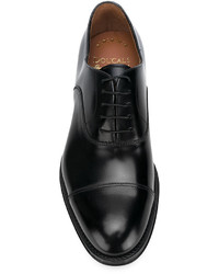 Мужская черная кожаная обувь от Doucal's