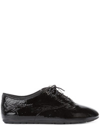Черная кожаная обувь от Saint Laurent