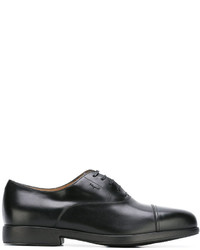 Мужская черная кожаная обувь от Salvatore Ferragamo